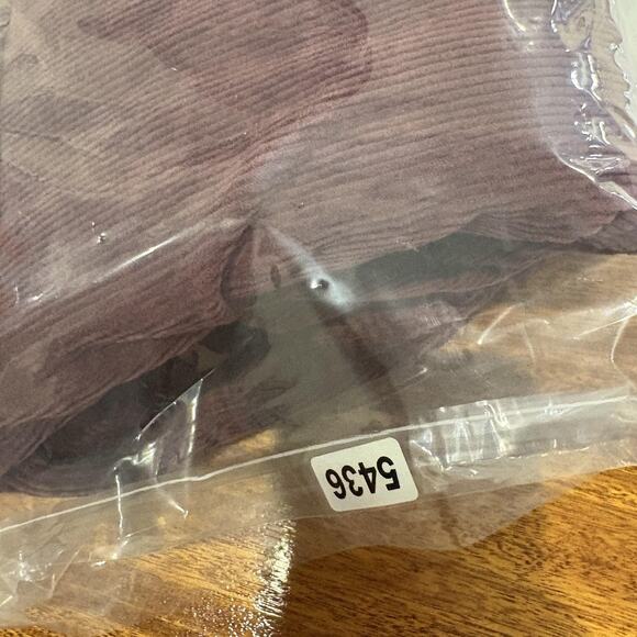 NWT American Eagle Pants Womens 14 Long Tall Burgundy Corduroy Stretch Skinny - Picture 16 of 16